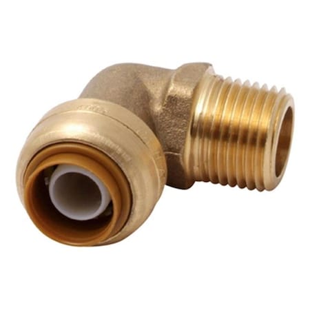 Cash Acme Cash Acme U286LF 0.75 in. Sharkbite Push Fit MNPT Elbow 190652